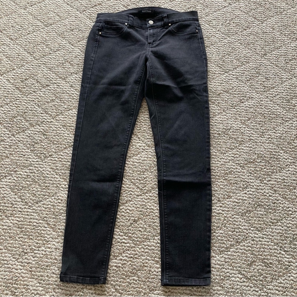 5/$15 White House Black Market Feel Beautiful Black Denim Jeans Small Regular